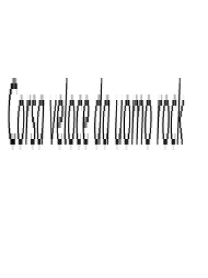 cover image of Corsa veloce da uomo rock